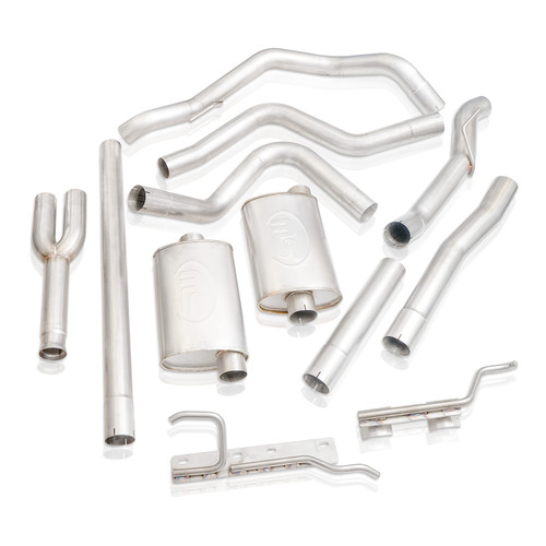 Stainless Works CT19CBUBYL - 2019+ Chevrolet Silverado 5.3L 3in Legend Catback Y-Pipe (Use Factory Tips)