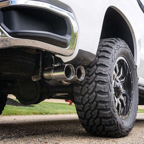 Stainless Works CT19CBL - 2019+ Chevrolet Silverado 5.3L 3in Legend Catback Perf Conct Dual Polished Tip