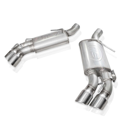 Stainless Works CA16RVMKSFCR - 2016+ Chevy Camaro SS 3in Redline Factory Connect Axle Back w/Valve & 4in Quad Tips Stainless Works CA16RVMKSFCR - 2016+ Chevy Camaro SS 3in Redline Factory Connect Axle Back w/Valve & 4in Quad Tips