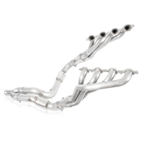 Stainless Works CT14HCATY - 14-16 Chevy Silverado/GMC Sierra Fit 5.3L Only Header High-Flow Cats Factory Conn