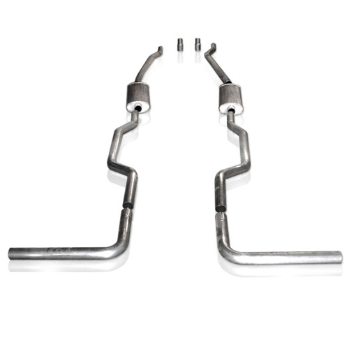 Stainless Works CT67725CS - Chevy/GMC Truck 1967-87 Exhaust 2.5in Chambered System