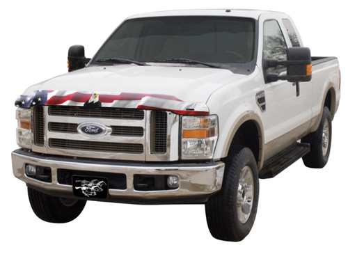 Stampede 2139-30 - 2008-2010 Ford F-250 Super Duty Vigilante Premium Hood Protector - Flag
