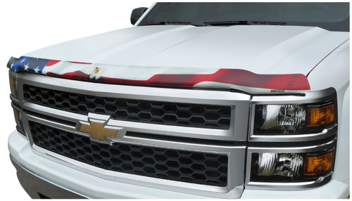 Stampede 2049-30 - 2011-2014 GMC Sierra 2500 HD Vigilante Premium Hood Protector - Flag