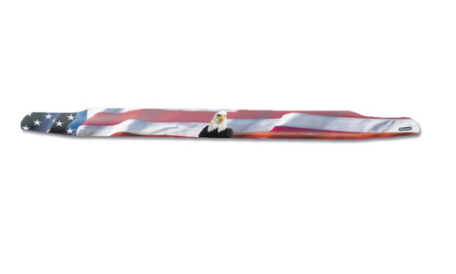 Stampede 2049-30 - 2011-2014 GMC Sierra 2500 HD Vigilante Premium Hood Protector - Flag