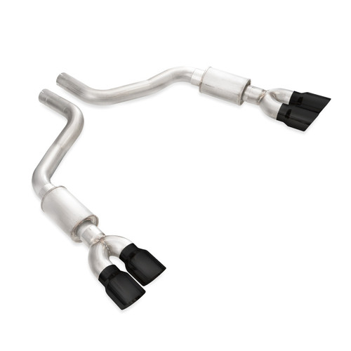Stainless Works CHAL16ABL4B - 15-21 Dodge Challenger 5.7/6.2/6.4L Legend Axle Back Exhaust System w/ Black-Out Tip