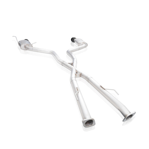 Stainless Works DUR18CBR-B - 18-19 Dodge Durango 6.4L Redline Catback Exhaust w/ Black Tips