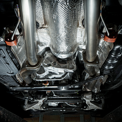 Stainless Works DUR18CBL-B - 18-19 Dodge Durango 6.4L Legend Catback Exhaust w/ Black Tips