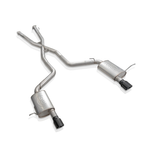 Stainless Works DUR11CBR-B - 11-20 Dodge Durango 5.7L 3in Redline Catback w/4in Black Tips