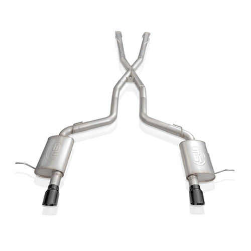 Stainless Works DUR11CBR-B - 11-20 Dodge Durango 5.7L 3in Redline Catback w/4in Black Tips
