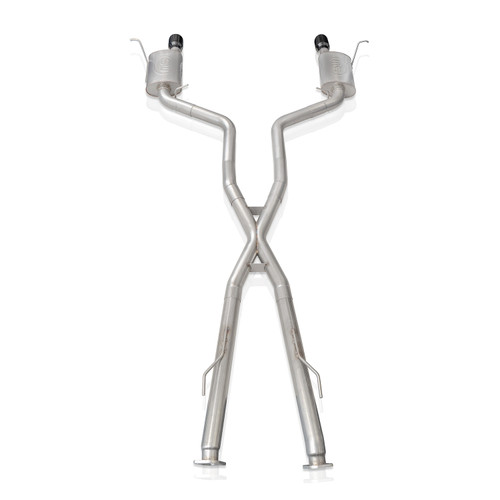 Stainless Works DUR11CBR-B - 11-20 Dodge Durango 5.7L 3in Redline Catback w/4in Black Tips