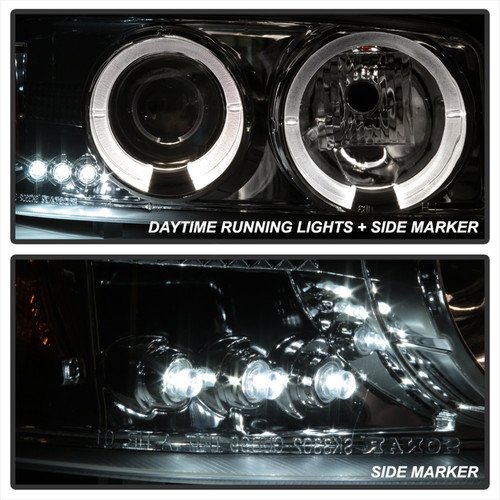 Spyder 5009364 - GMC Sierra 1500/2500/3500 99-06 Projector Headlights LED Halo LED Chrome PRO-YD-CDE00-HL-C