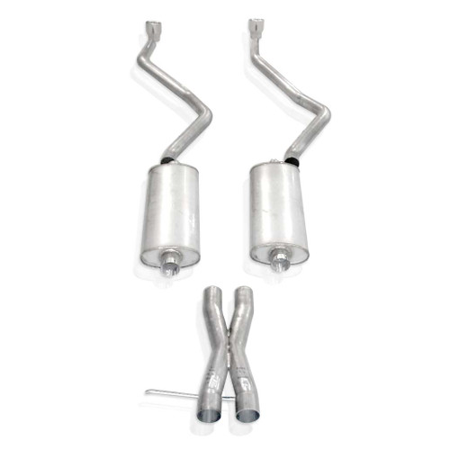 Stainless Works CTTHTD - 2007-14 Chevy Tahoe And Yukon LT 2-1/2in Exhaust X-Pipe Chambered Mufflers Tips Stainless Works CTTHTD - 2007-14 Chevy Tahoe And Yukon LT 2-1/2in Exhaust X-Pipe Chambered Mufflers Tips