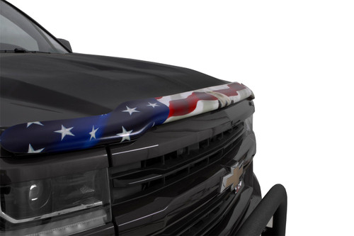 Stampede 3021-30 - 2001-2002 Chevy Silverado 1500 Vigilante Premium Hood Protector - Flag
