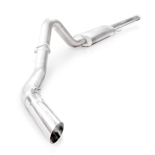 Stainless Works FT15ECOCB - 2015-16 Ford F-150 2.7L/3.5L 3.5in Catback Chambered Muffler Factory Connection