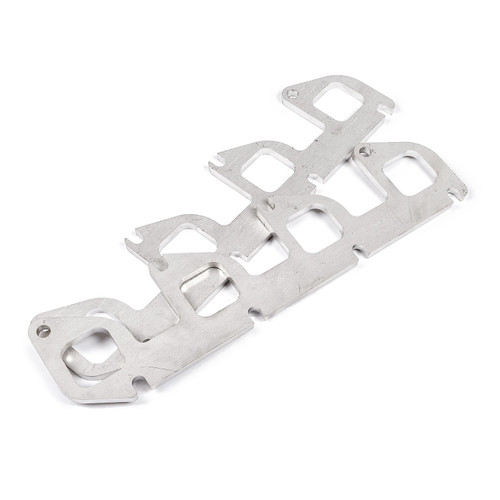Stainless Works HFFTR6.2188 - Ford 6.2L Square Port Shaped Header 304SS Exhaust Flanges 1-7/8in Primaries