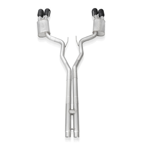 Stainless Works GT500CBHFCRB - 2020 Ford GT500 Redline Catback H-Pipe Exhaust Factory Connect - Black Tips Stainless Works GT500CBHFCRB - 2020 Ford GT500 Redline Catback H-Pipe Exhaust Factory Connect - Black Tips