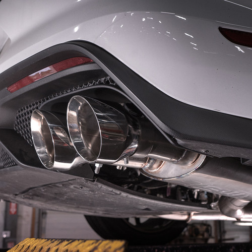 Stainless Works GT500CBHFCR - 2020 Ford GT500 Redline Catback H-Pipe Exhaust Factory Connect - Polished Tips Stainless Works GT500CBHFCR - 2020 Ford GT500 Redline Catback H-Pipe Exhaust Factory Connect - Polished Tips