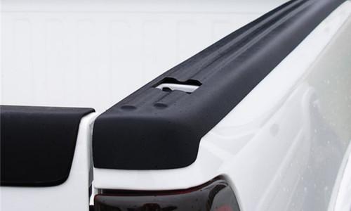 Stampede BRC0029H - Black Rail Topz Bed Rail Cap, Ribbed Finish with Stake Holes, for 2007-2013 GMC Sierra 1500 78.7 In. Bed