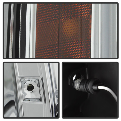 Spyder 5029324 - GMC Yukon 07-14/GMC Yukon XL 07-14 Projector Headlights LED Halo LED Chrome PRO-YD-GY07-HL-C