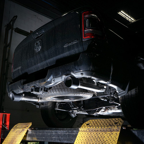 Stainless Works RAM19CBL-B - 2019+ Ram Legend Catback With Black Tips