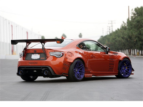 Spyder 5072009 - Scion FRS 12-14/Subaru BRZ 12-14 Light Bar LED Tail Lights Black ALT-YD-SFRS12-LBLED-BK