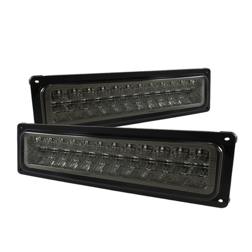 Spyder 5069528 - Xtune Chevy C10 88-98 LED Bumper Lights Smoke CPL-CCK94-LED-SM