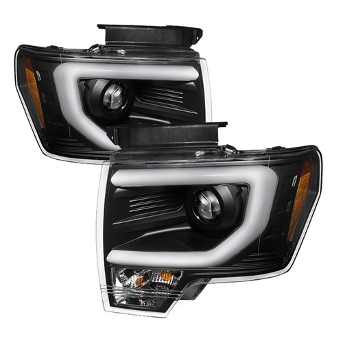 Spyder 5077646 - Ford F150 13-14 Projector Fctry Xenon Model- Light Bar DRL Blk PRO-YD-FF15013-LBDRL-HID-BK