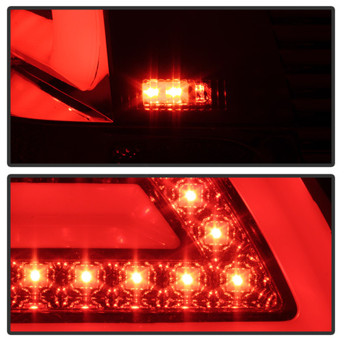 Spyder 5076403 - Chevy Impala 2006-2013 LED Tail Lights Red Clear ALT-YD-CHIP06-LED-RC