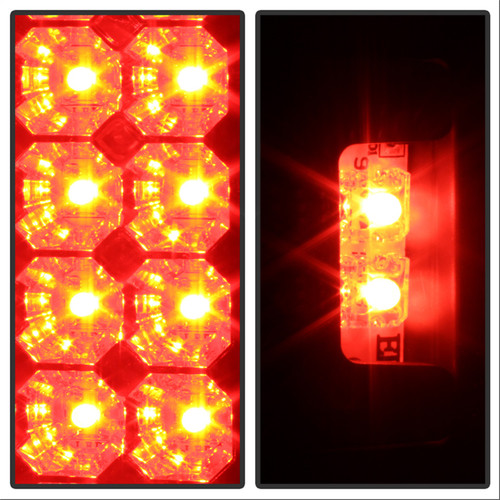 Spyder 5078179 - Ford F150 side 97-03/F250 Super Duty 99-07 LED Tail Lights Blk Smke ALT-YD-FF15097-LED-BSM