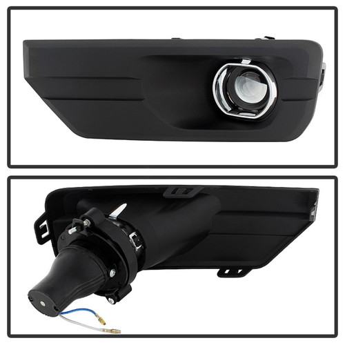 Spyder 5080318 - GMC Acadia 2013-2015 OEM Fog Light W/Universal Switch- Clear FL-GAC2013-C