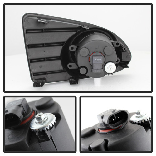 Spyder 5077868 - Scion IQ 2012-2013 OEM Fog Light w/Switch- Clear FL-SIQ12-C