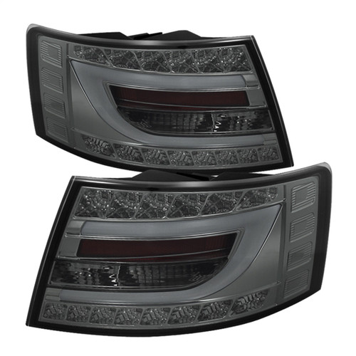 Spyder 5079626 - Audi A6 05-08 4Dr Sedan Light Bar LED Tail Lights Smke ALT-YD-AA605-LBLED-SM