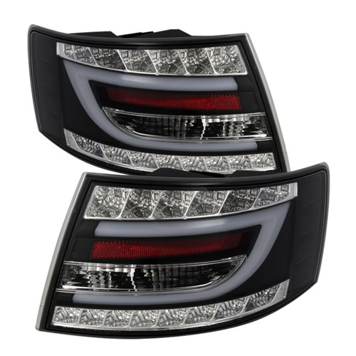 Spyder 5079602 - Audi A6 05-08 4Dr Sedan( not fit Quattro) Light Bar LED Tail Lights Blk ALT-YD-AA605-LBLED-BK