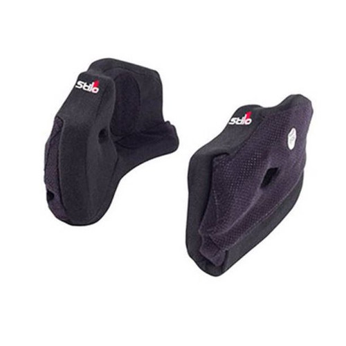 Stilo YA0825MM25 - ST5 Series Helmet Cheek Pads - 25MM - Black - Pair