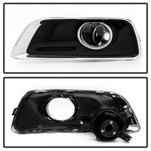 Spyder 5080271 - Chevy Malibu 2012-2015 OEM Fog Light W/Universal Switch- Clear FL-CMA2012-C