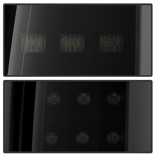 Spyder 5085078 - Chevy Tahoe / Suburban 15-17 LED Tail Lights - Black Smoke (ALT-YD-CTA15-LED-BSM)