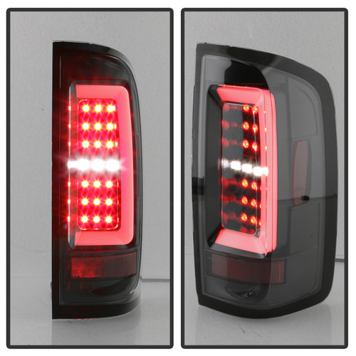Spyder 5084576 - Chevy Colorado 2015-2017 Light Bar LED Tail Lights - Black ALT-YD-CCO15-LED-BK