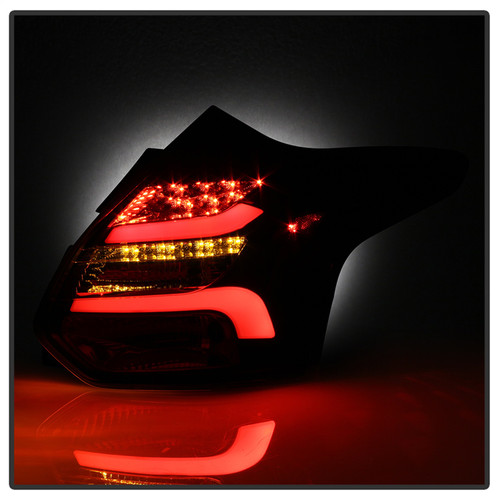 Spyder 5085139 - 12-14 Ford Focus 5DR LED Tail Lights - Black (ALT-YD-FF12-LED-BK)