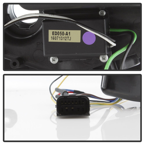 Spyder 5083449 - Mini Cooper Countryman 11-15 Headlights - Halogen Model Only - Black PRO-YD-MCO11-DRL-BK