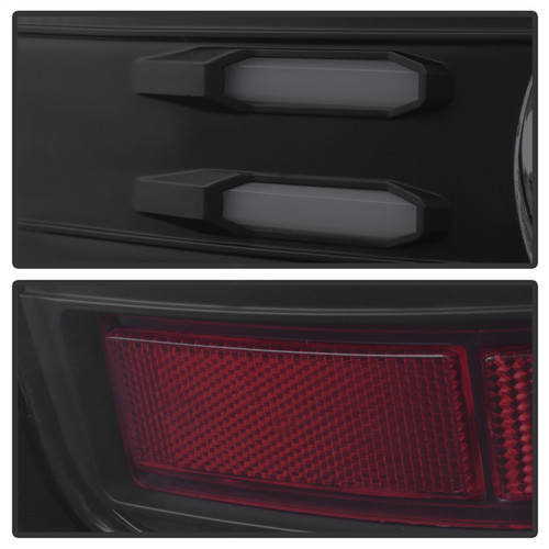 Spyder 5083739 - Chevy Silverado 16-17 Light Bar LED Tail Lights - Black Smoke ALT-YD-CS16-LED-BSM