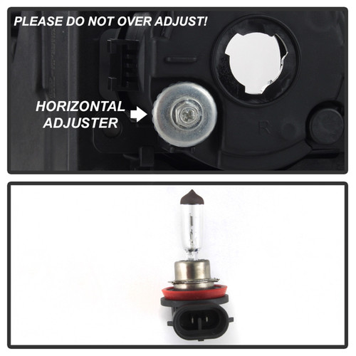 Spyder 5085009 - 13-16 Ford Fusion OEM Fog Lights w/Switch & Cover - Clear (FL-FFUS13-C)