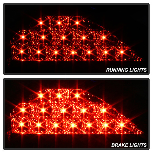 Spyder 5084309 - 99-05 Pontiac Grand Am LED Tail Lights - Black Smoke
