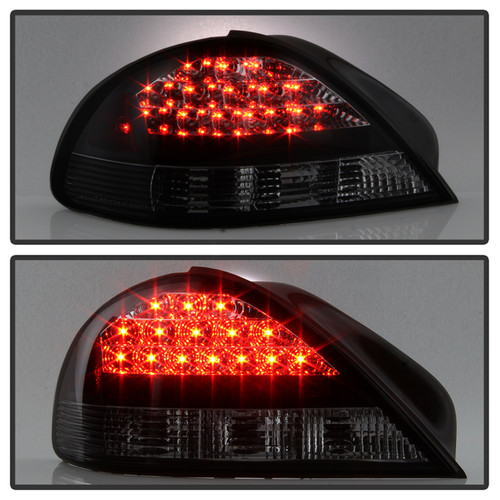 Spyder 5084309 - 99-05 Pontiac Grand Am LED Tail Lights - Black Smoke
