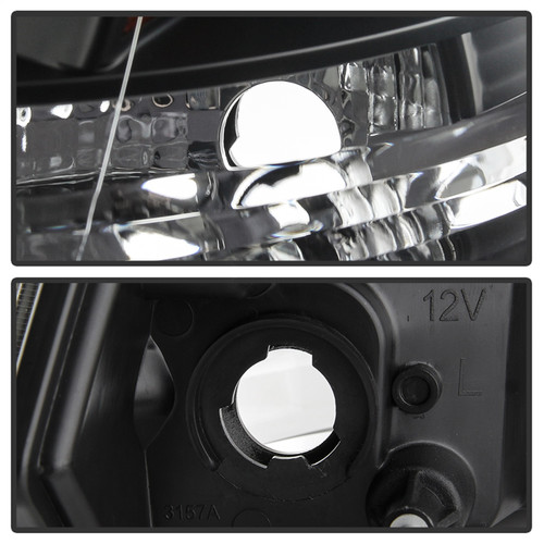 Spyder 5086266 - 09-16 Dodge Ram 1500 Ver 2 Proj Headlight - Light Bar Turn Signal - Blk - PRO-YD-DR09V2-SB-BK