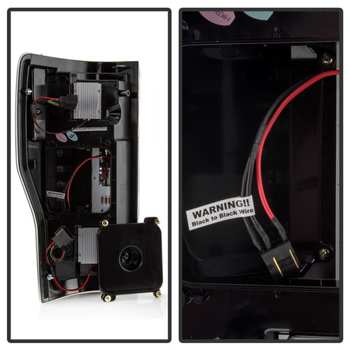 Spyder 5085573 - 17-18 Ford F-250 Super Duty (Excl LED Models) LED Tail Lights - Chrome (ALT-YD-FS17-LED-C)