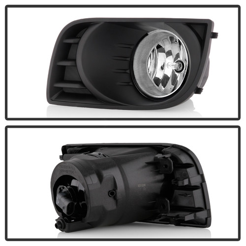 Spyder 5087133 - Toyota Sequoia 08-16 OEM Style Fog Lights w/OEM Fit Switch - Fog Bulbs-4145(Included) - Clear