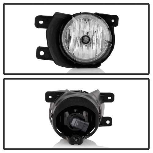 Spyder 5087133 - Toyota Sequoia 08-16 OEM Style Fog Lights w/OEM Fit Switch - Fog Bulbs-4145(Included) - Clear