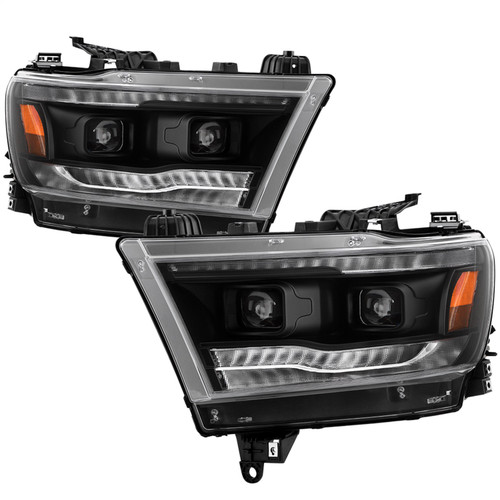 Spyder 5087645 - Dodge Ram 19-20 High-power LED Module - Black (PRO-YD-DR19HALAP-SEQ-BK)