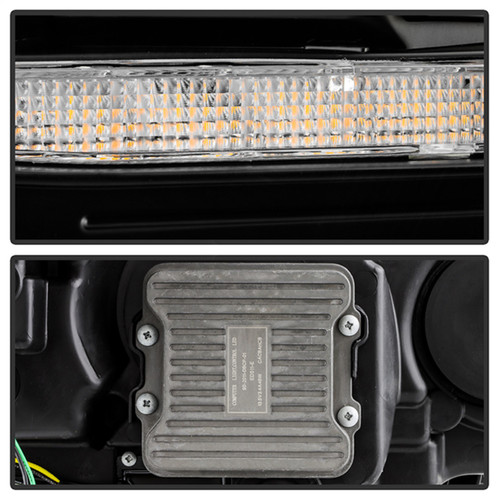 Spyder 5088697 - Apex 14-20 Toyota 4Runner High-Power LED Module Headlights - Black (PRO-YD-T4R14AP-SEQ-BK)