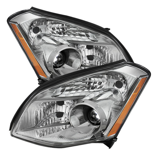 Spyder 9025556 - Xtune Nissan Maxima (Halogen Only) 07-08 Crystal Headlights Chrome HD-JH-NM07-AM-C